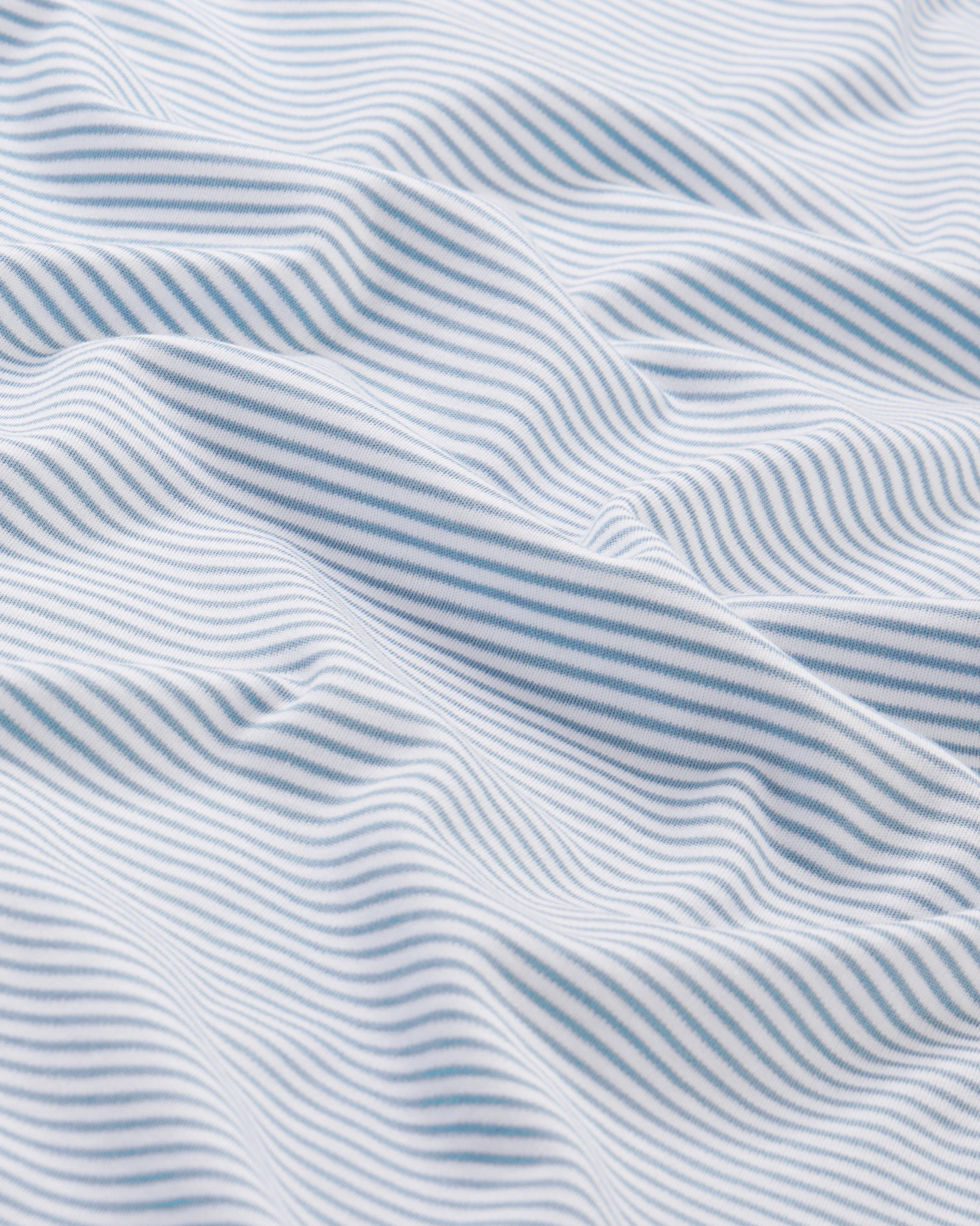 Men's Pima Sleep Shorts in Anchor Blue Bar Stripe - Image 5