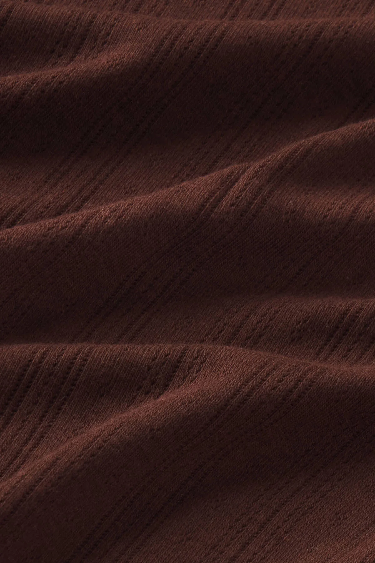 Pointelle Tank Gown in Cocoa - Image 6