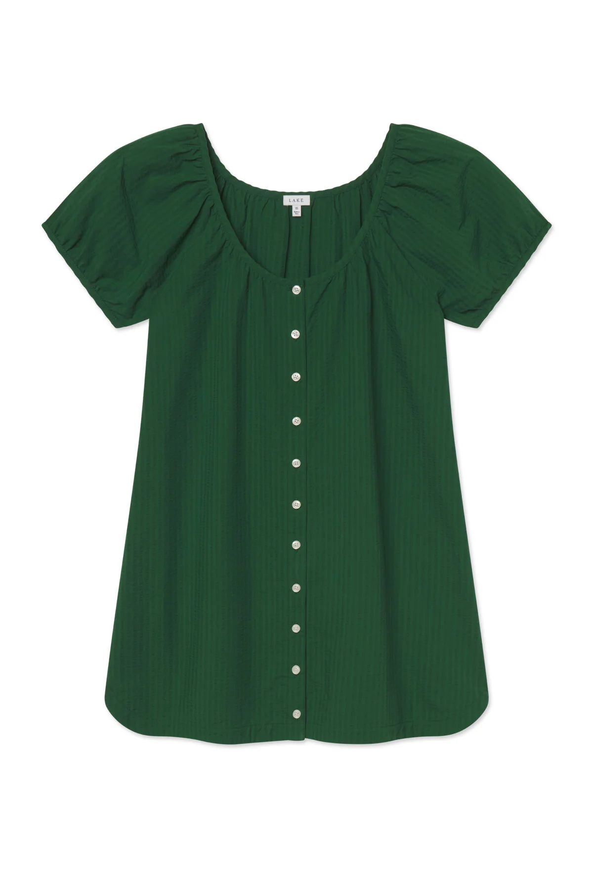 Charlie Nightgown in Eden Seersucker