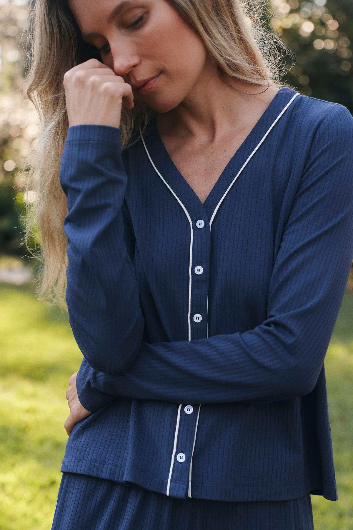 DreamModal® Reverie Long-Long Set in English Navy - Image 3