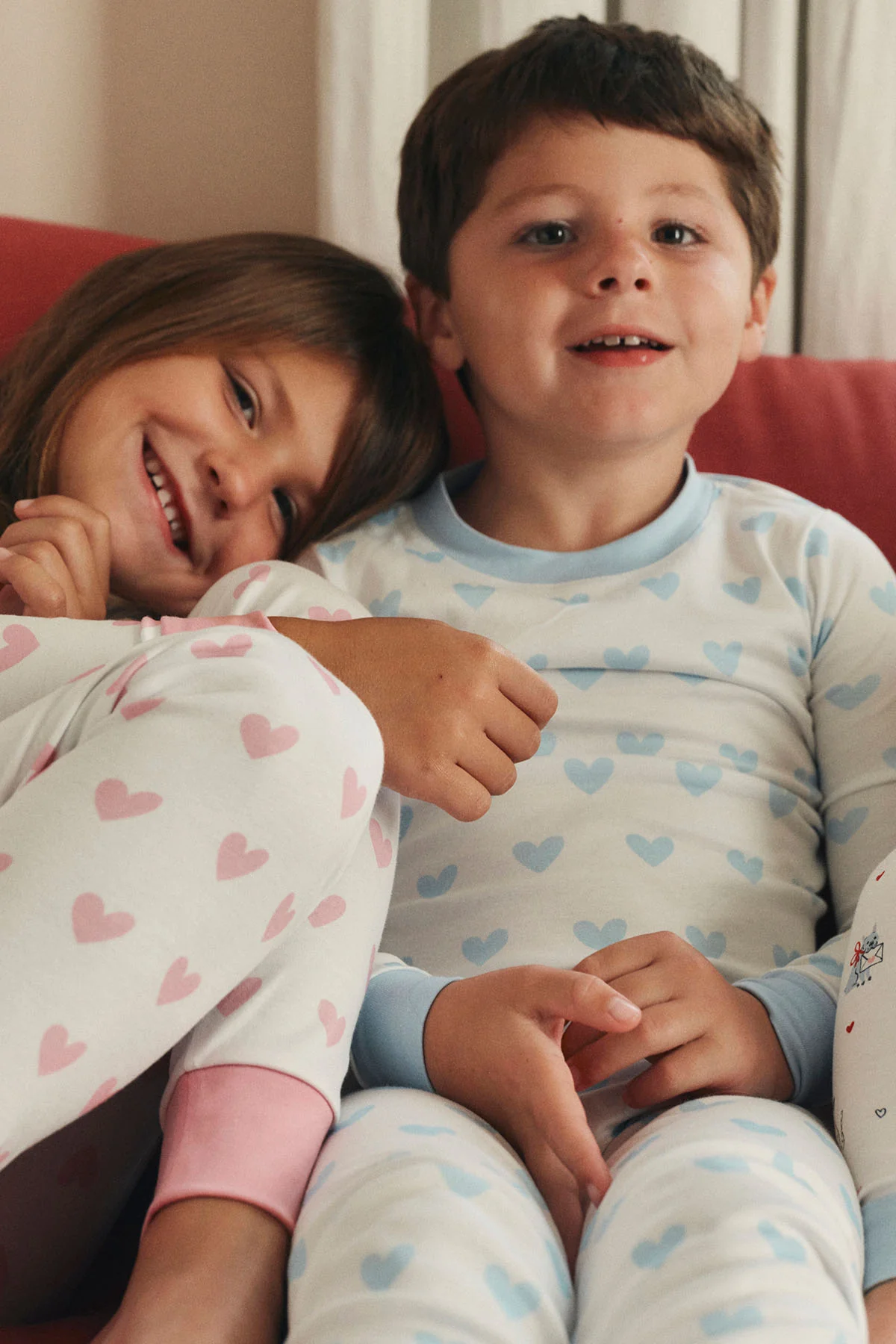 Kids Long-Long Set in French Blue Heart - Image 4