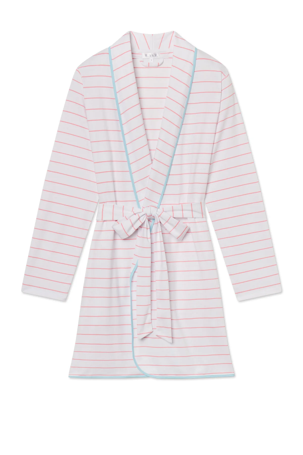 Pima Short Robe in Gelato Boating Stripe