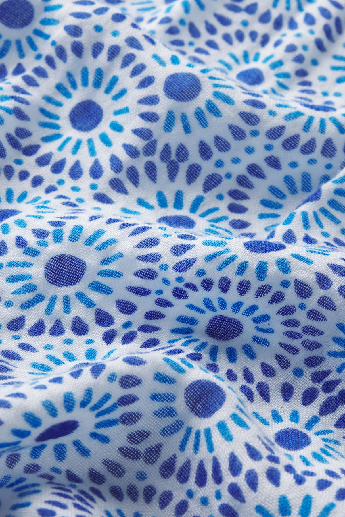 Hamptons Pants Set in Lapis Dot Gauze - Image 6