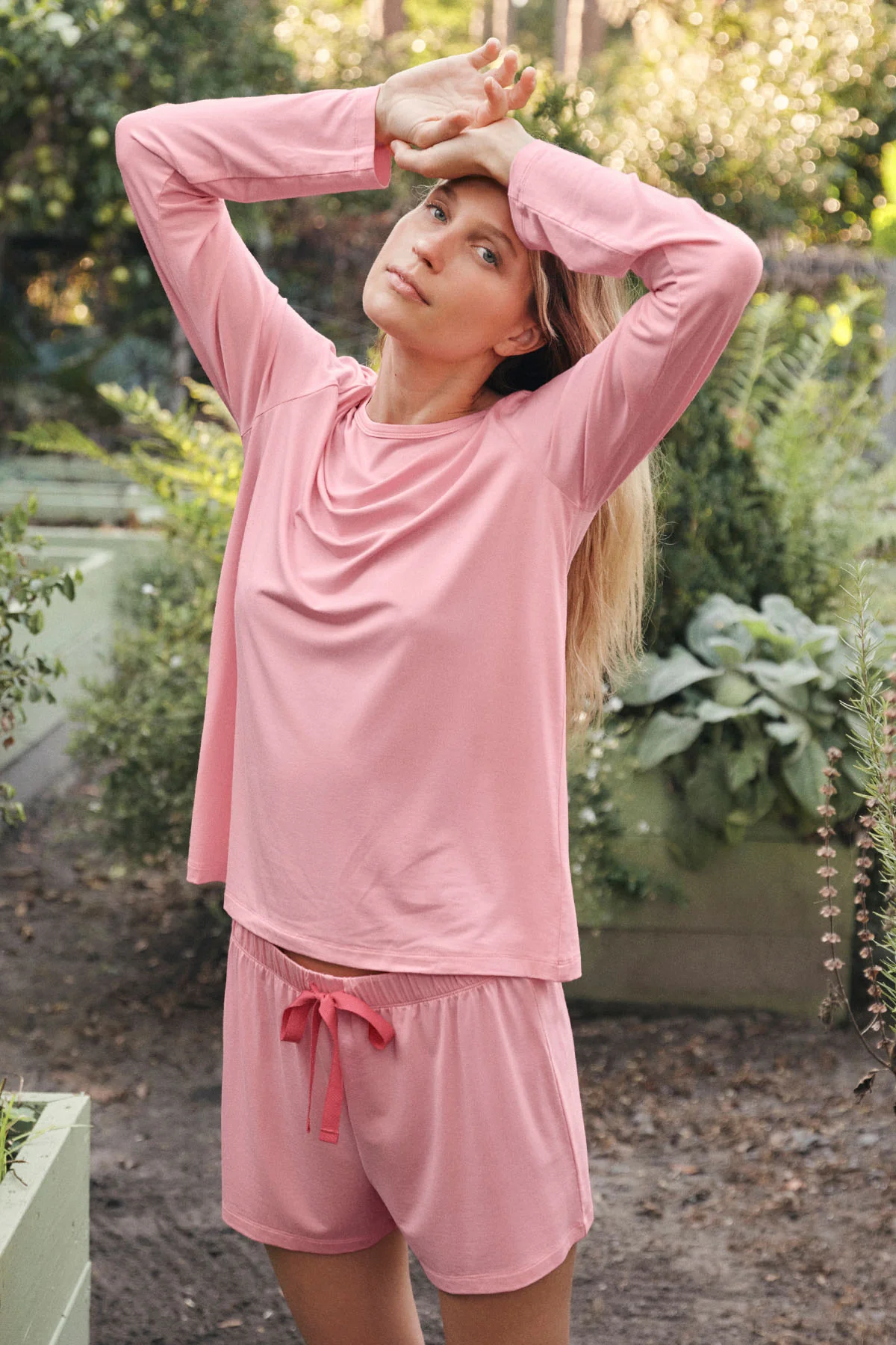 DreamModal® Ribbon Long-Short Set in Rosewater - Image 4