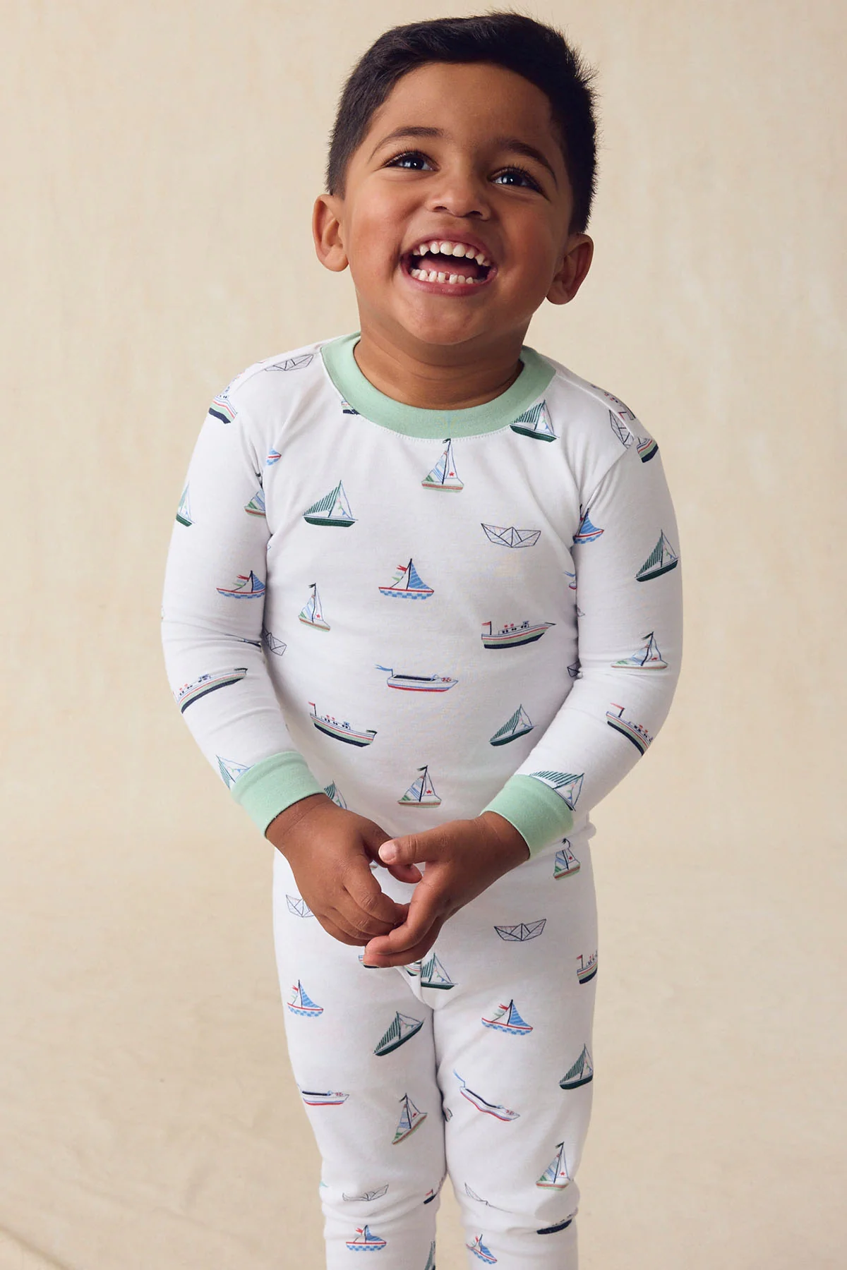 Kids Long-Long Set in Sail Away - Image 4