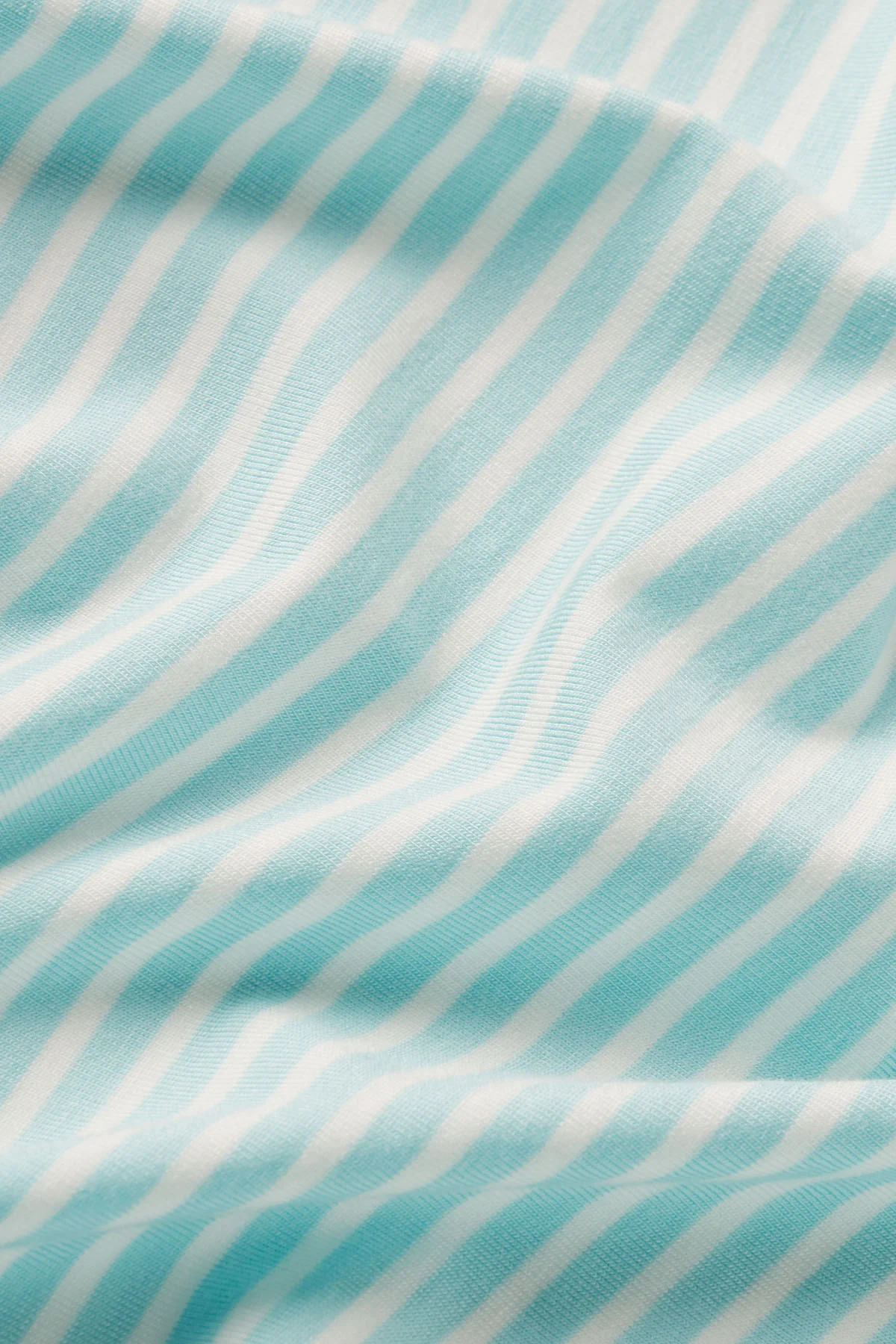 Maternity DreamModal® Kimono Three-Piece Set in Salt Spray Pencil Stripe - Image 6