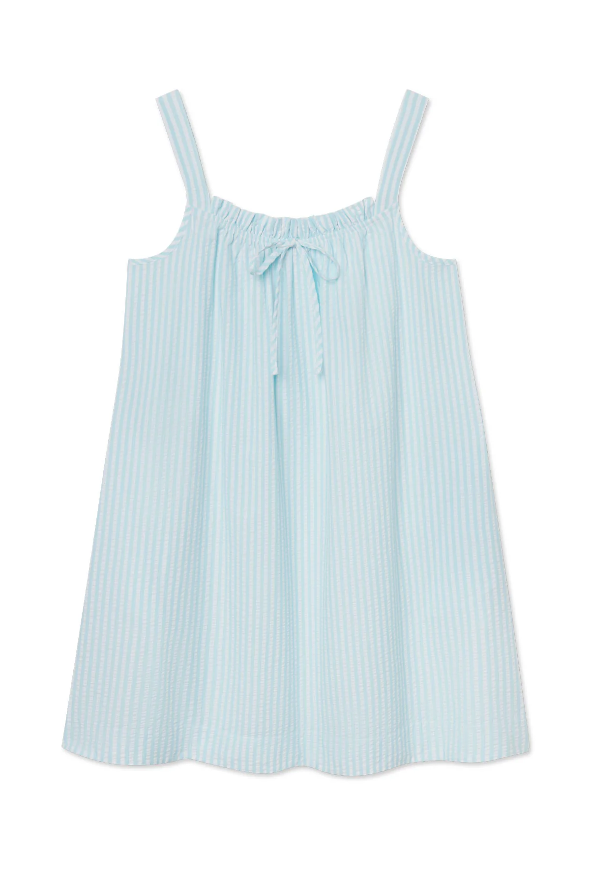 Alice Nightgown in Salt Spray Seersucker