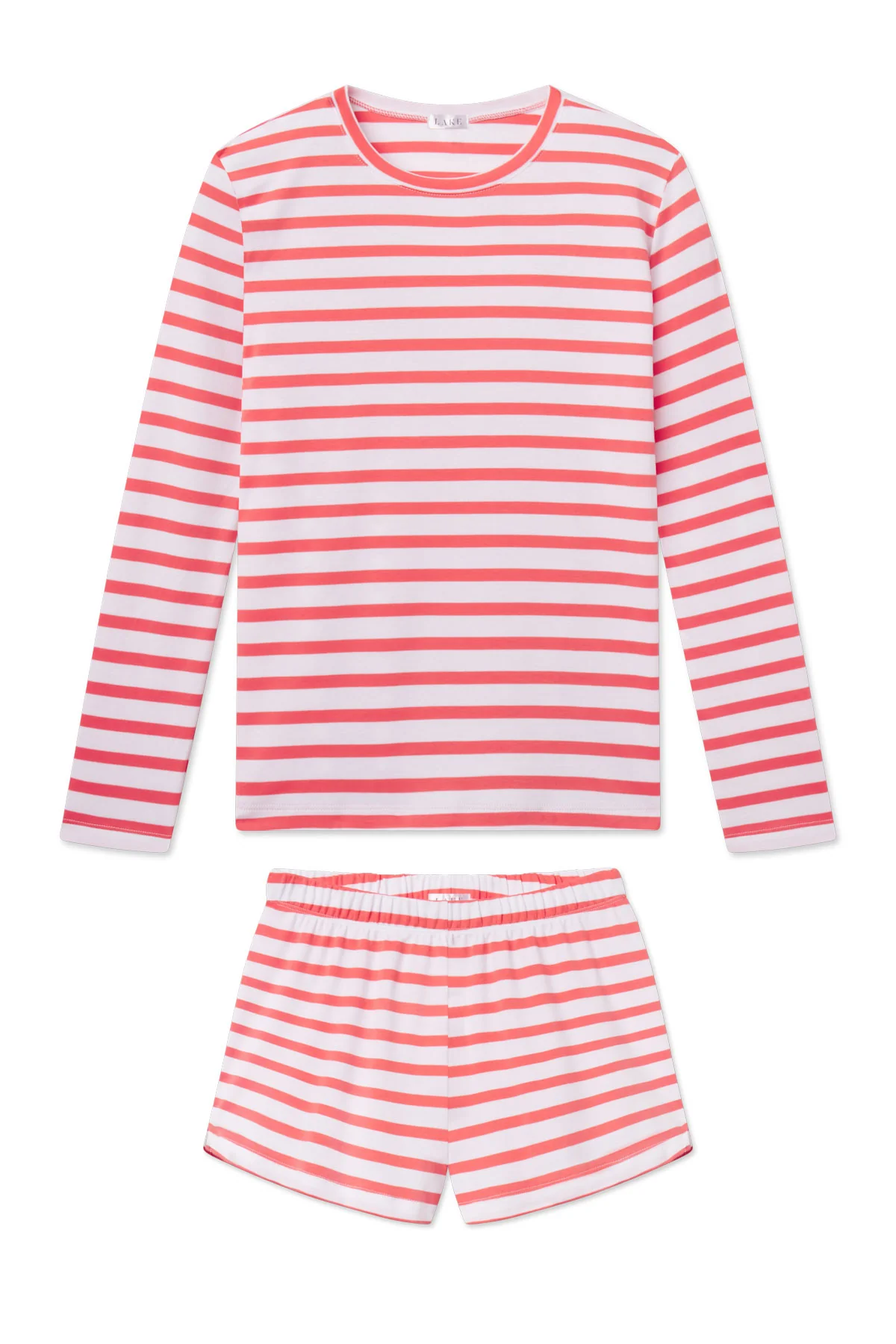 Pima Crew Long-Short Set in Terrace Hull Stripe