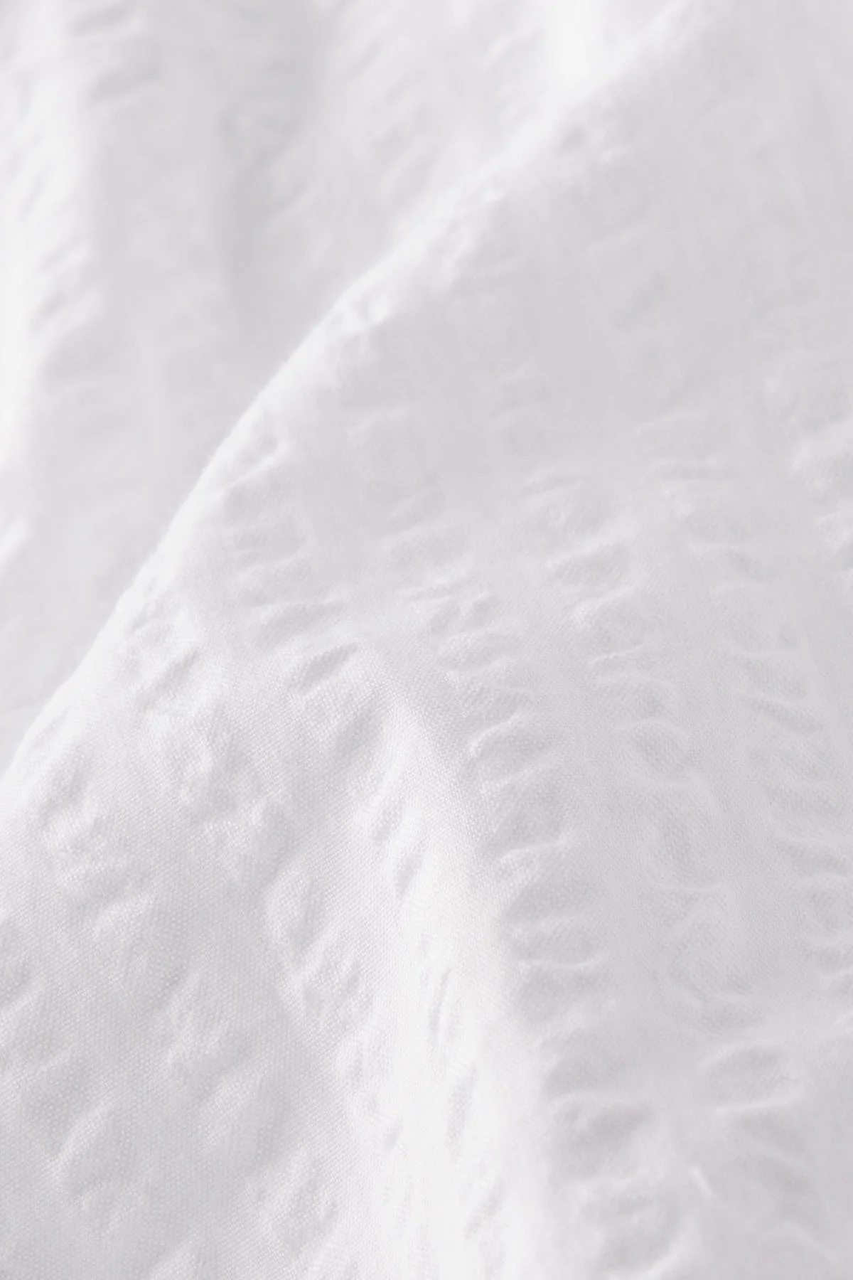 Charlie Nightgown in White Seersucker - Image 6